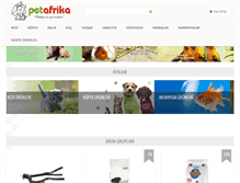 Tablet Screenshot of petafrika.com